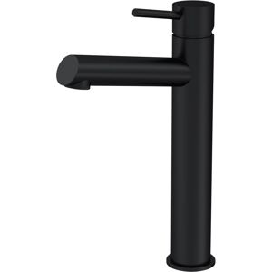 Balterley - Minimalist Round Tall Mono Basin Mixer Tap - Matt Black Balterley - Minimalist Round Tall Mono Basin Mixer Tap - Matt Black