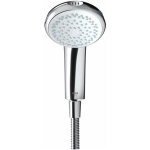 Mira Logic Handheld Shower Head - Chrome - 4 Spray Modes - Water Saving - Universal Fit Mira Logic Handheld Shower Head - Chrome - 4 Spray Modes - Water Saving - Universal Fit