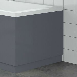 Aurora - Modern Bathroom 700mm End Bath Panel 18mm mdf Grey Gloss Wooden Plinth Easy Cut Aurora - Modern Bathroom 700mm End Bath Panel 18mm mdf Grey Gloss Wooden Plinth Easy Cut