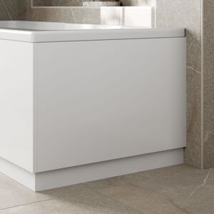 Aquari - Modern Bathroom 700mm End Bath Panel 18mm mdf White Gloss Wooden Plinth Easy Cut Aquari - Modern Bathroom 700mm End Bath Panel 18mm mdf White Gloss Wooden Plinth Easy Cut