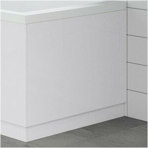 Aquari - Modern Bathroom 800mm End Bath Panel 18mm mdf White Gloss Wooden Plinth Easy Cut Aquari - Modern Bathroom 800mm End Bath Panel 18mm mdf White Gloss Wooden Plinth Easy Cut