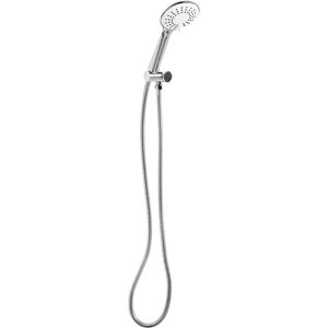 Beliani - Modern Classic Shower Set with Hose 3 Spray Modes Metal Silver Tumple Beliani - Modern Classic Shower Set with Hose 3 Spray Modes Metal Silver Tumple