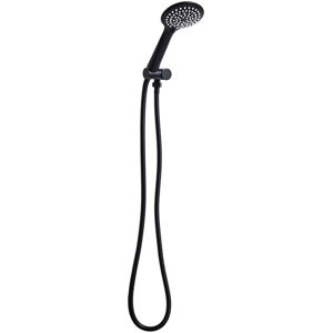 Beliani - Modern Classic Shower Set with Hose 4 Spray Modes Metal Black Tarma Beliani - Modern Classic Shower Set with Hose 4 Spray Modes Metal Black Tarma