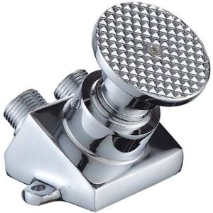 Tinor - Modern Foot Link Faucet, Foot Pedal Food Factory Wash Basin Taps Hospital Valve Foot Pedal Cold Water Faucet Single Foot Pedal Copper Body Tinor - Modern Foot Link Faucet, Foot Pedal Food Factory Wash Basin Taps Hospital Valve Foot Pedal Cold Water Faucet Single Foot Pedal Copper Body