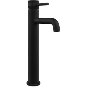 MERANO Core Matt Black Modern Round Style Tall Mono Basin Mixer Bathroom Tap MERANO Core Matt Black Modern Round Style Tall Mono Basin Mixer Bathroom Tap