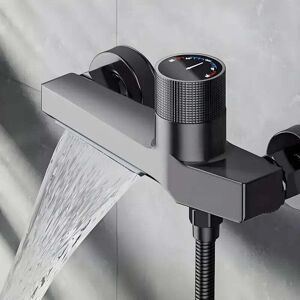 COOCHEER Modern, one-piece bathroom faucet - Wall-mounted bathtub/shower faucet with hot/cold water controls, concealed valve, for bathroom or kitchen sink COOCHEER Modern, one-piece bathroom faucet - Wall-mounted bathtub/shower faucet with hot/cold water controls, concealed valve, for bathroom or kitchen sink