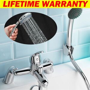 Briefness - Modern Round Monobloc Single Lever Bath Mixer Tap Bathroom Tub Filler Brass Faucet Briefness - Modern Round Monobloc Single Lever Bath Mixer Tap Bathroom Tub Filler Brass Faucet