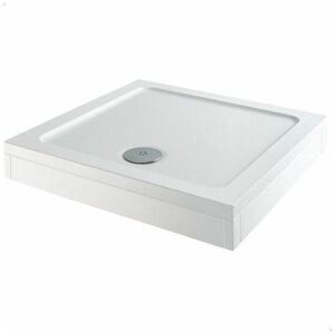 Hydrolux - Modern Square Shower Tray 900 x 900mm Easy Plumb Slimline Lightweight White Hydrolux - Modern Square Shower Tray 900 x 900mm Easy Plumb Slimline Lightweight White