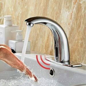 LONGZIMING Modern Waterfall Bathroom Faucet, Elegant Design Waterfall Sink Faucet, Brass Bathroom Mixer Tap, Hot and Cold Water Available, Chrome Waterfall LONGZIMING Modern Waterfall Bathroom Faucet, Elegant Design Waterfall Sink Faucet, Brass Bathroom Mixer Tap, Hot and Cold Water Available, Chrome Waterfall