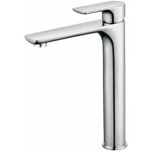 Neige - Designer Basin Mixer Tap with High Spout Large Chrome Bathroom Faucet with Removable Aerator Brass Basin Faucet High bathroom faucet Neige - Designer Basin Mixer Tap with High Spout Large Chrome Bathroom Faucet with Removable Aerator Brass Basin Faucet High bathroom faucet