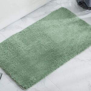 MEMKEY Absorbent Non-Slip Bath Rug, Machine Washable Bathroom Carpet, Soft Microfiber Shower Mat (Light Green, 40 x 60 cm) MEMKEY Absorbent Non-Slip Bath Rug, Machine Washable Bathroom Carpet, Soft Microfiber Shower Mat (Light Green, 40 x 60 cm)