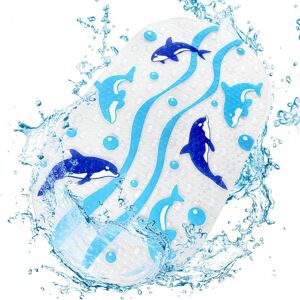 CSPARKV Non-Slip Bath Mat 70x38 Cm - Mildew Resistant and Machine Washable Shower Mat, Bpa Free Non-Slip Bath Mat for Kids and Babies (Dolphin Pattern) CSPARKV Non-Slip Bath Mat 70x38 Cm - Mildew Resistant and Machine Washable Shower Mat, Bpa Free Non-Slip Bath Mat for Kids and Babies (Dolphin Pattern)