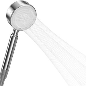 Norcks - 304 Stainless Steel High Pressure Shower Head Bathroom Shower Handheld Shower Water Saving Easy Installation - Hip-shaped Spray Method Norcks - 304 Stainless Steel High Pressure Shower Head Bathroom Shower Handheld Shower Water Saving Easy Installation - Hip-shaped Spray Method