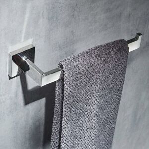 Norcks - Towel Rail Polish Chrome,Towel Ring Wall Mounted,Sus 304Stainless Steel,Open-Arm Design Single Bar Norcks - Towel Rail Polish Chrome,Towel Ring Wall Mounted,Sus 304Stainless Steel,Open-Arm Design Single Bar