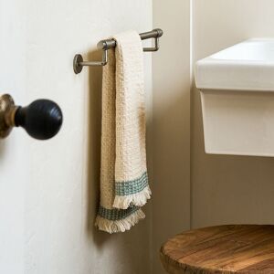 Garden Trading - Novello Brushed Nickel Bathroom Small Metal Towel Rail Bar Holder Silver Pewter Garden Trading - Novello Brushed Nickel Bathroom Small Metal Towel Rail Bar Holder Silver Pewter