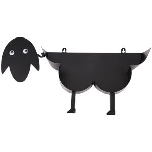 TLILY Novelty Black Sheep Toilet Roll Holder Bathroom Ornament Free Standing Metal Paper Towel Holder TLILY Novelty Black Sheep Toilet Roll Holder Bathroom Ornament Free Standing Metal Paper Towel Holder