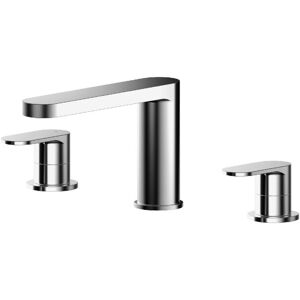 Nuie - Binsey 3-Hole Deck Mounted Bath Filler Tap - Chrome Nuie - Binsey 3-Hole Deck Mounted Bath Filler Tap - Chrome