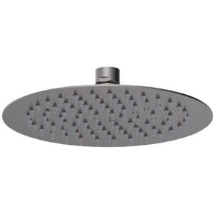 Nuie - Arvan Round Fixed Shower Head 200mm x 200mm - Brushed Pewter Nuie - Arvan Round Fixed Shower Head 200mm x 200mm - Brushed Pewter