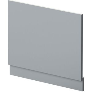 Nuie Satin Grey 700mm Bath End Panel with Plinth - MOF270 Nuie Satin Grey 700mm Bath End Panel with Plinth - MOF270