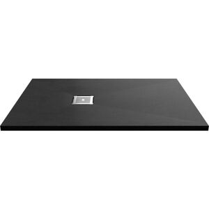 Nuie - Slimline Black Slate Effect Rectangular Shower Tray 1400mm x 900mm Nuie - Slimline Black Slate Effect Rectangular Shower Tray 1400mm x 900mm