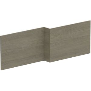 Nuie - Square Shower Bath Front Panel 520mm h x 1700mm w - Solace Oak Nuie - Square Shower Bath Front Panel 520mm h x 1700mm w - Solace Oak