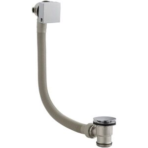 Nuie - Hudson Reed Freeflow Bath Filler Pop Up Waste and Overflow Square - Chrome Nuie - Hudson Reed Freeflow Bath Filler Pop Up Waste and Overflow Square - Chrome