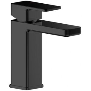 Nuie Windon Mono Basin Mixer Tap With Push Button Waste - Matt Black Nuie Windon Mono Basin Mixer Tap With Push Button Waste - Matt Black
