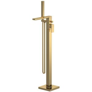 Nuie - Windon Freestanding Bath Shower Mixer Tap with Shower Kit - Brushed Brass Nuie - Windon Freestanding Bath Shower Mixer Tap with Shower Kit - Brushed Brass