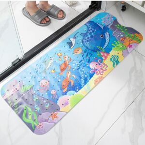 LINGHHANG Ocean Non-Slip Baby Bath Mat, 100x40cm Anti-Slip Bath Mat, Durable Shower Mat with 200 Suction Cups for Children and Babies LINGHHANG Ocean Non-Slip Baby Bath Mat, 100x40cm Anti-Slip Bath Mat, Durable Shower Mat with 200 Suction Cups for Children and Babies