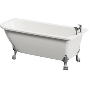 Wholesale Domestic - Oxford 1700mm x 750mm Right Hand Single Ended Freestanding Shower Bath with Chrome Tiger Feet Wholesale Domestic - Oxford 1700mm x 750mm Right Hand Single Ended Freestanding Shower Bath with Chrome Tiger Feet
