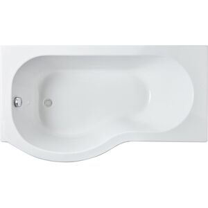 Balterley - p Shape Left Hand Shower Bath Tub with Leg Set - 1500mm Balterley - p Shape Left Hand Shower Bath Tub with Leg Set - 1500mm