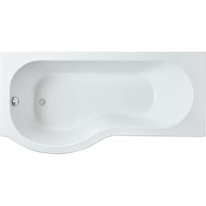Balterley - p Shape Left Hand Shower Bath Tub with Leg Set - 1600mm Balterley - p Shape Left Hand Shower Bath Tub with Leg Set - 1600mm