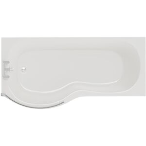 Wholesale Domestic - Plage 1700mm Left Hand p Shaped Shower Bath with Bath Screen and Front Bath Panel Wholesale Domestic - Plage 1700mm Left Hand p Shaped Shower Bath with Bath Screen and Front Bath Panel