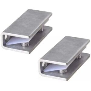 CYSLMUK Pack Glass Shower Door Clamps - Stainless Steel Fixed Hinges - 8-12mm Wall Brackets CYSLMUK Pack Glass Shower Door Clamps - Stainless Steel Fixed Hinges - 8-12mm Wall Brackets