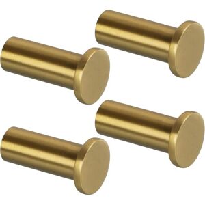 COOCHEER Pack Round Screw-in Wall Hooks, Stainless Steel Heavy Duty Hooks for Bathroom, Bedroom, Kitchen, Entryway, Towel Rack, 16 x 35 mm, Gold COOCHEER Pack Round Screw-in Wall Hooks, Stainless Steel Heavy Duty Hooks for Bathroom, Bedroom, Kitchen, Entryway, Towel Rack, 16 x 35 mm, Gold