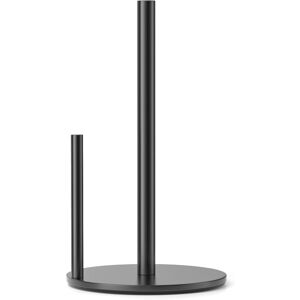 GROOFOO Paper Towel Holder Black Kitchen Roll Holder, Premium Stainless Steel Paper Towel Holder for Kitchen Roll Organize, Countertop Roll Dispenser with GROOFOO Paper Towel Holder Black Kitchen Roll Holder, Premium Stainless Steel Paper Towel Holder for Kitchen Roll Organize, Countertop Roll Dispenser with