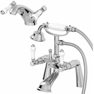 Winchester Mono Basin Mixer Bath Shower Mixer Tap Set - Aquari Winchester Mono Basin Mixer Bath Shower Mixer Tap Set - Aquari