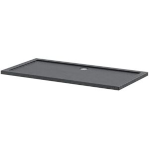 HUDSON REED Pearlstone Slate 1500mm x 760mm x 40mm Rectangular Shower Tray HUDSON REED Pearlstone Slate 1500mm x 760mm x 40mm Rectangular Shower Tray