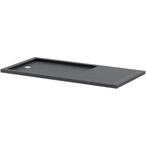 Hudson Reed - Pearlstone Slate 1600mm x 800mm x 40mm Rectangular Walk In Shower Tray Hudson Reed - Pearlstone Slate 1600mm x 800mm x 40mm Rectangular Walk In Shower Tray