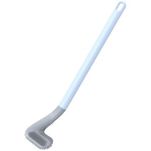 LINGHHANG Silicone Curved Toilet Brush for Cleaning Bathroom - Wall Mounted, Flexible, Hygienic LINGHHANG Silicone Curved Toilet Brush for Cleaning Bathroom - Wall Mounted, Flexible, Hygienic