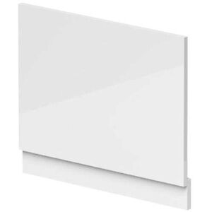 Nuie - Gloss White 750mm End Bath Panel with Plinth - BPR112 Nuie - Gloss White 750mm End Bath Panel with Plinth - BPR112