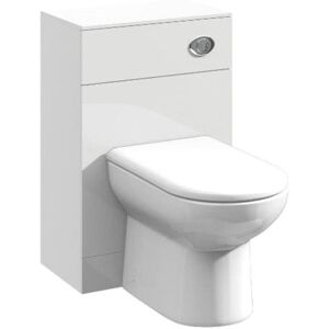 Premier - Nuie Mayford Back to Wall wc Toilet Unit 500mm Wide x 330mm Deep - Gloss White Premier - Nuie Mayford Back to Wall wc Toilet Unit 500mm Wide x 330mm Deep - Gloss White
