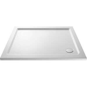 Nuie Pearlstone White Rectangular Shower Tray 900mm x 800mm Nuie Pearlstone White Rectangular Shower Tray 900mm x 800mm