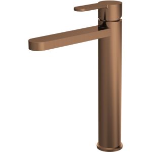 Balterley - Pride Round High Rise Mono Basin Mixer Tap - Brushed Bronze Balterley - Pride Round High Rise Mono Basin Mixer Tap - Brushed Bronze