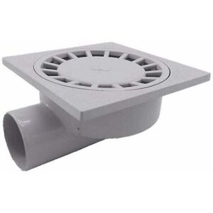 Mumu - Pro 200 mm x 200 mm Outlet, 75 mm Floor Drain, Bathroom, Wet Room, Shower, pvc Plastic, 1 Piece, White Mumu - Pro 200 mm x 200 mm Outlet, 75 mm Floor Drain, Bathroom, Wet Room, Shower, pvc Plastic, 1 Piece, White