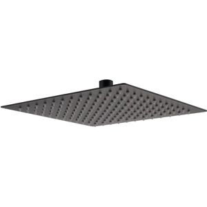 RAK CERAMICS Rak Black 250mm Square Ultra Slim Shower Head - RAKSHW1004B RAK CERAMICS Rak Black 250mm Square Ultra Slim Shower Head - RAKSHW1004B