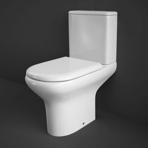 RAK CERAMICS Rak Compact Close Coupled Toilet with Push Button Cistern - Soft Close Seat RAK CERAMICS Rak Compact Close Coupled Toilet with Push Button Cistern - Soft Close Seat