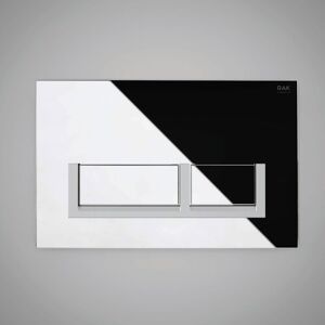 RAK CERAMICS RAK Polished Chrome Flush Plate with Matt Chrome Rectangular Push Plates - FSRAKPPL002 RAK CERAMICS RAK Polished Chrome Flush Plate with Matt Chrome Rectangular Push Plates - FSRAKPPL002