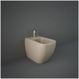 RAK CERAMICS Rak Feeling Matt Cappuccino Back to Wall Bidet - RST14514A RAK CERAMICS Rak Feeling Matt Cappuccino Back to Wall Bidet - RST14514A