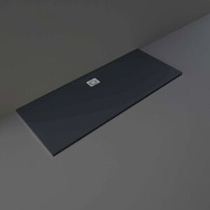 Rak Ceramics - rak Feeling Black 1700mm x 700mm Rectangular Bathtub Replacement Shower Tray - RFBR070170S504 Rak Ceramics - rak Feeling Black 1700mm x 700mm Rectangular Bathtub Replacement Shower Tray - RFBR070170S504